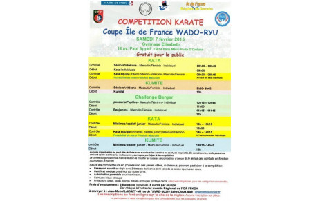 COUPE ILE DE FRANCE WADO RYU