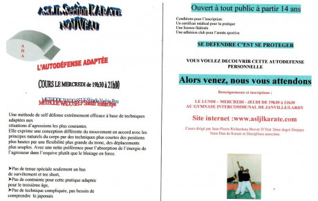 Cours Self Défense méthode ADA